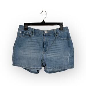 Banana Republic Women’s Blue Denim Stretch Casual Jean Shorts Size 30/10